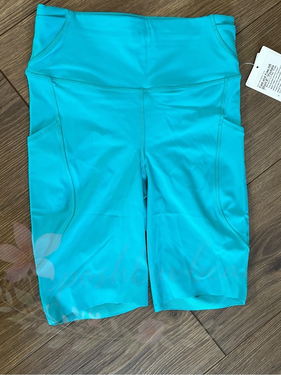 lululemon athletica Pants - Lululemon Fast and Free High Rise Shorts 8” Tropics Teal NWT